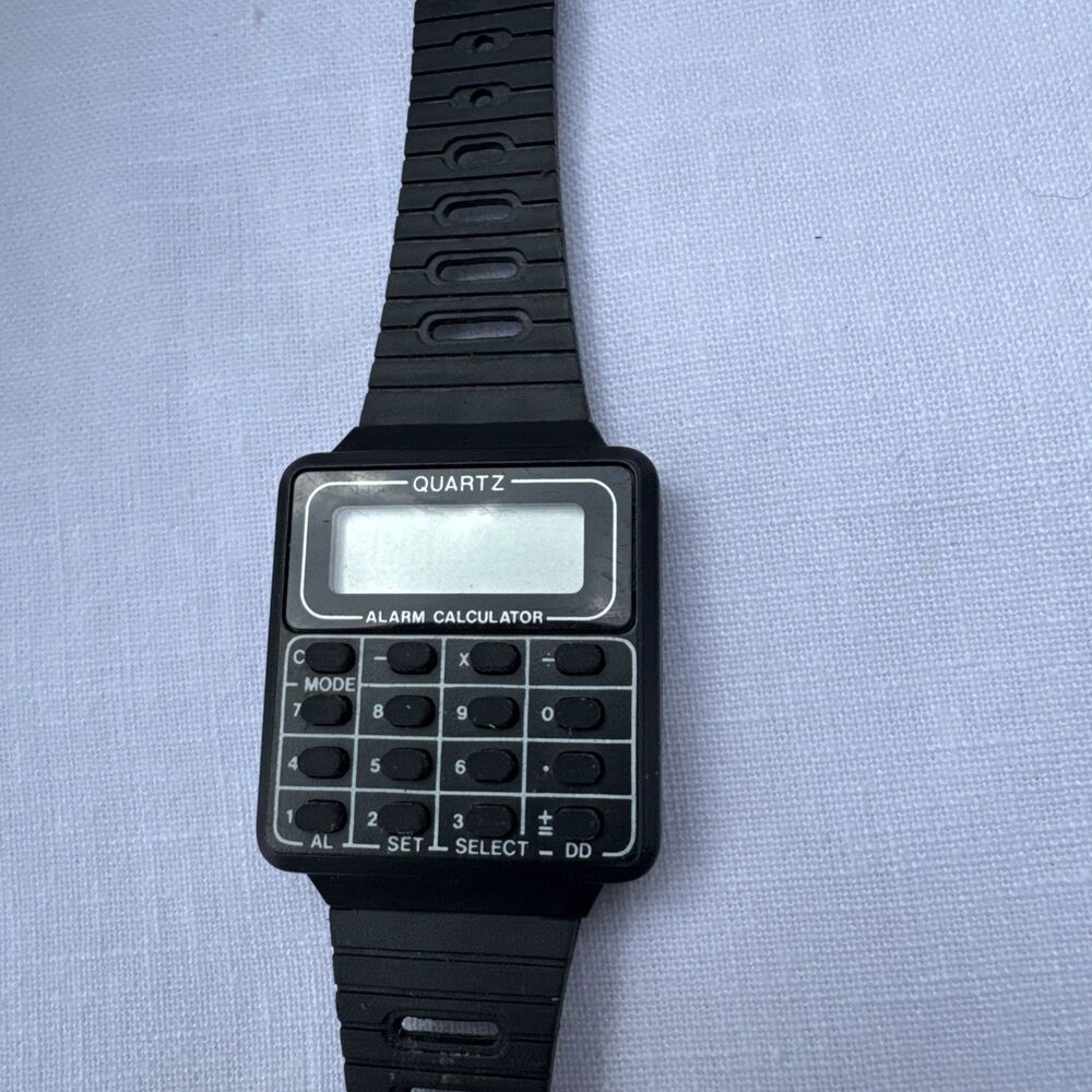 Vintage Untested Advance Calculator Watch.    Circa 1980s